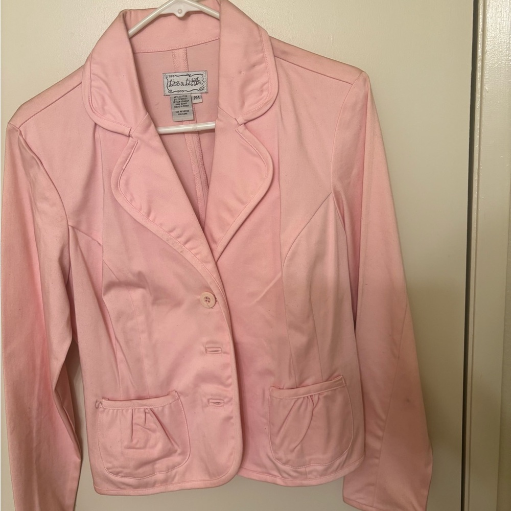 Dana Buchman Light Pink Blazer